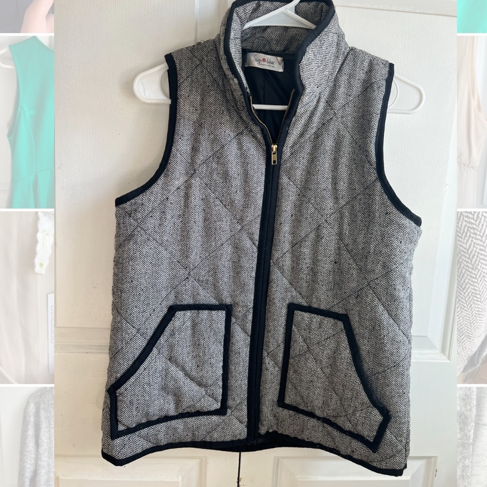 Herringbone vest